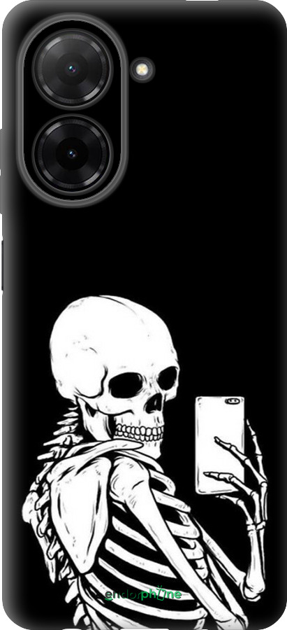 Силиконовый чехол Скелет делает Selfie для Xiaomi Redmi A5 4G - 6535u-3926 изображение 