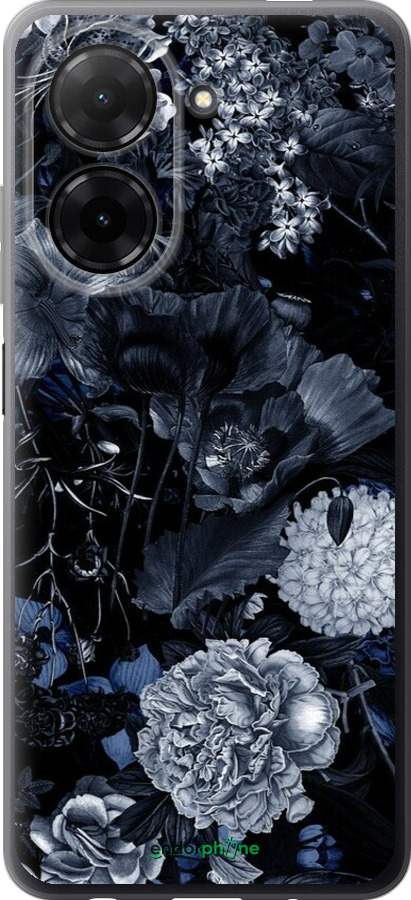 Силіконовий чехол Анотація квітковий малюнок в синіх тонах. для Xiaomi Redmi A5 4G - 6539u-3926 изображение 