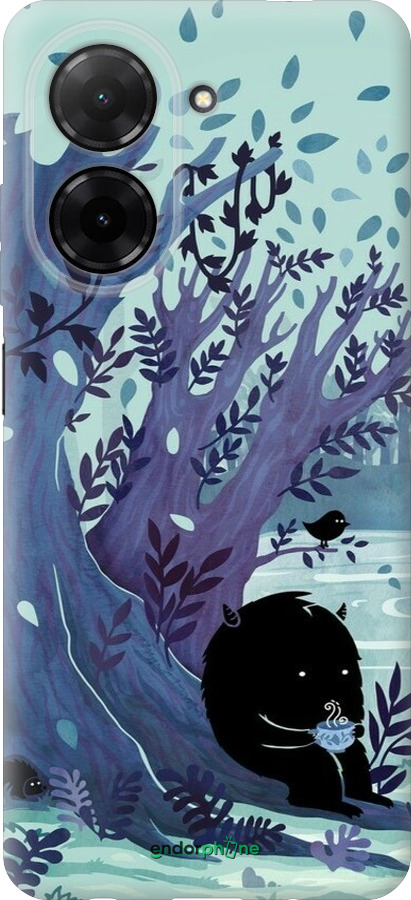 Силіконовий чехол Арт принт Тихе місце чаю для Xiaomi Redmi A5 4G - 6544u-3926 изображение 