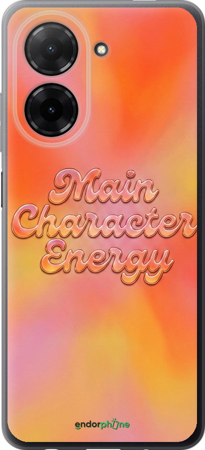 Силиконовый чехол Aura Gradient Main Character Energy Aesthetic Y2K для Xiaomi POCO C71 4G - 6783u-4146 изображение 