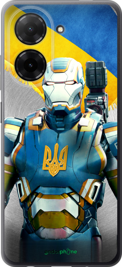 Силиконовый чехол Украинский киборг для Xiaomi POCO C71 4G - 980u-4146 изображение 