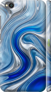 3D пластиковый матовый чехол 'Liquid Chrome' для Xiaomi Redmi Go изображение 5
