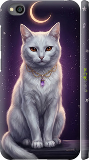 3D пластиковий матовий чехол Mystic White Cat Gothic Dark Purple Gold для Xiaomi Redmi Go - 6805m-1667 изображение 