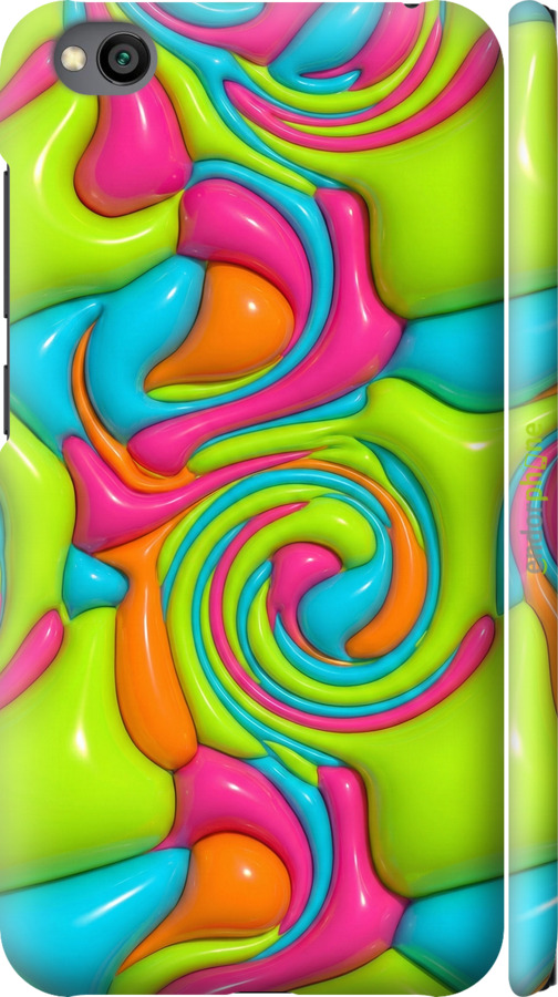 3D пластиковый матовый чехол Y2K Jelly Dream для Xiaomi Redmi Go - 6780m-1667 изображение 