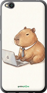 Силіконовий чехол Funny Capybara CEO Working для Xiaomi Redmi Go - 6777u-1667 изображение 