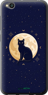 Силиконовый чехол Cute Cat Celestial/Witchy для Xiaomi Redmi Go - 6787u-1667 изображение 