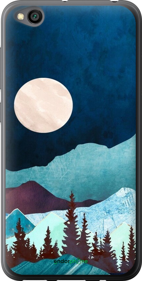 Силіконовий чехол Гірська ідилія нічний краєвид для Xiaomi Redmi Go - 6488u-1667 изображение 
