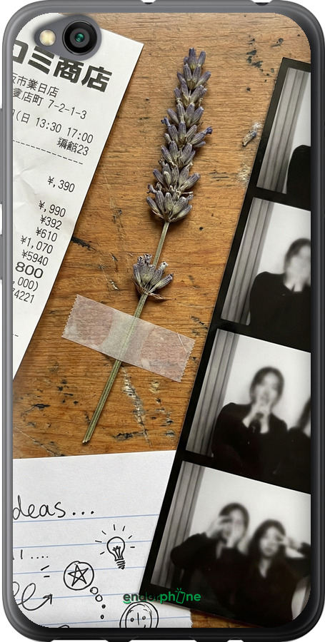 Силиконовый чехол Aesthetic Scrapbook Collage для Xiaomi Redmi Go - 6773u-1667 изображение 