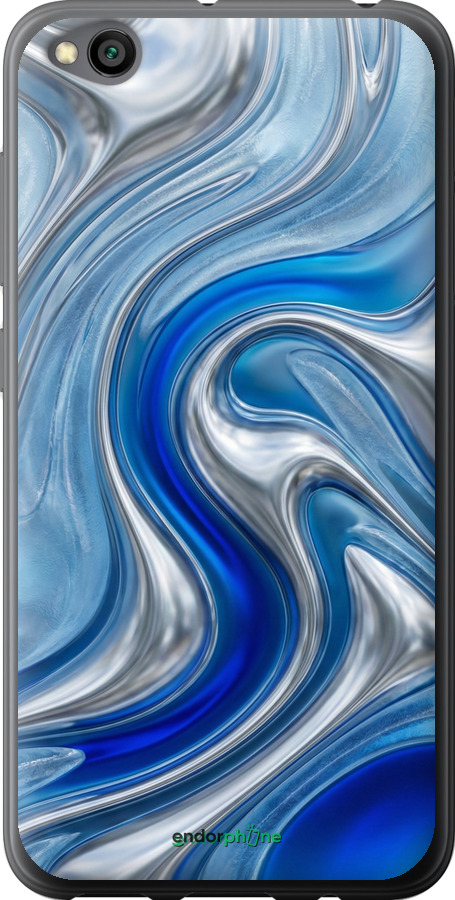 Силіконовий чехол Liquid Chrome для Xiaomi Redmi Go - 6781u-1667 изображение 