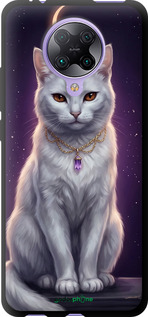 TPU чехол Mystic White Cat Gothic Dark Purple Gold для Xiaomi Redmi K30 Pro - 6805b-1899 изображение 