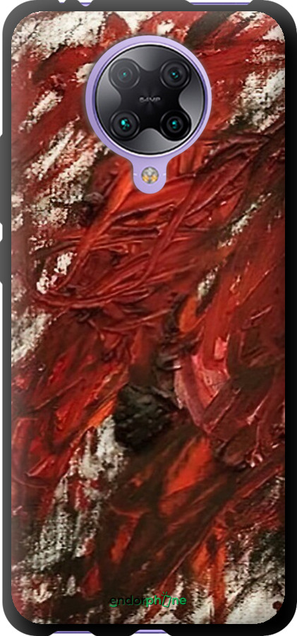 TPU чехол Абстрактная композиция в красных тонах для Xiaomi Redmi K30 Pro - 6541b-1899 изображение 