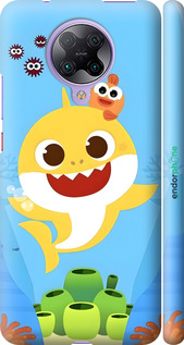 3D пластиковий матовий чехол Бейби Шарк для Xiaomi Redmi K30 Pro - 6303m-1899 изображение 