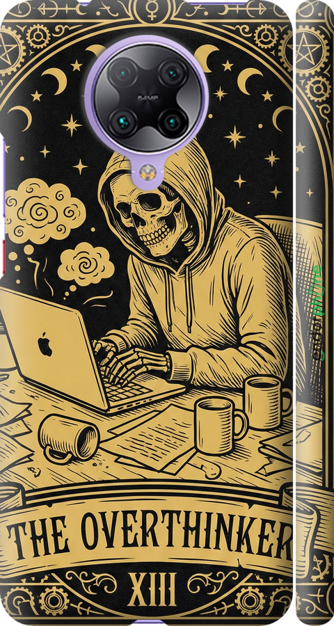 3D пластиковий матовий чехол The Overthinker для Xiaomi Redmi K30 Pro - 6774m-1899 изображение 