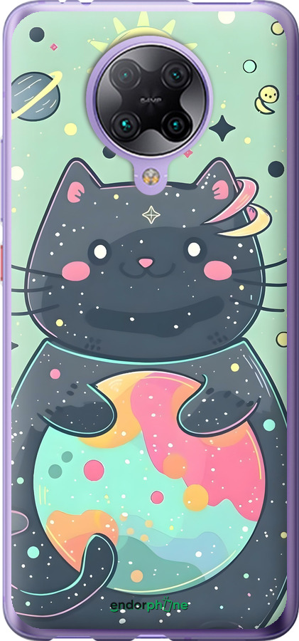 2D пластиковый чехол Милый котик для Xiaomi Redmi K30 Pro - 6364t-1899 изображение 