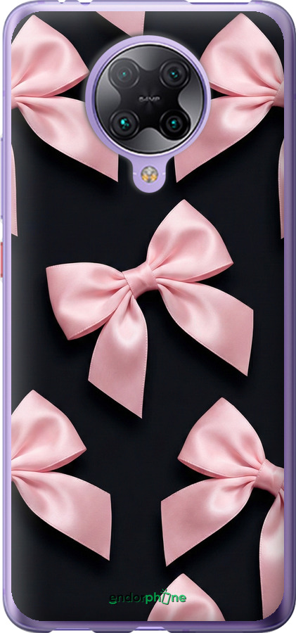 Силіконовий чехол Coquette Ribbons Dark Coquette для Xiaomi Redmi K30 Pro - 6767u-1899 изображение 