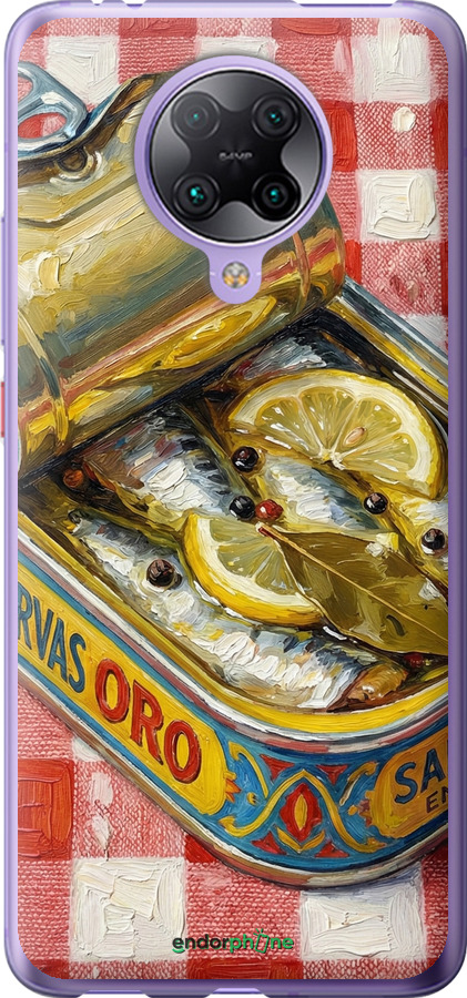 Силіконовий чехол Vintage Sardine Tin Phone для Xiaomi Redmi K30 Pro - 6772u-1899 изображение 