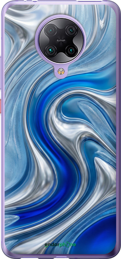 2D пластиковый чехол Liquid Chrome для Xiaomi Redmi K30 Pro - 6781t-1899 изображение 