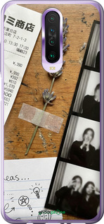 Силиконовый чехол Aesthetic Scrapbook Collage для Xiaomi Redmi K30 - 6773u-1836 изображение 