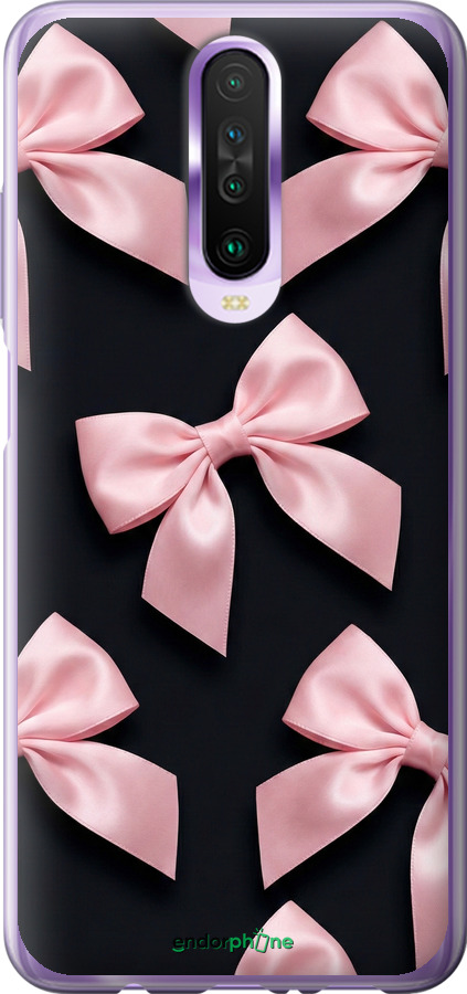 Силіконовий чехол Coquette Ribbons Dark Coquette для Xiaomi Redmi K30 - 6767u-1836 изображение 