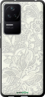 TPU чехол Белое кружево для Xiaomi Redmi K40S - 4383b-2582 изображение 
