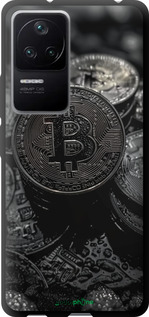TPU чехол Black Bitcoin для Xiaomi Redmi K40S - 6090b-2582 изображение 