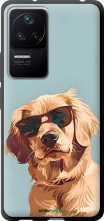 TPU чехол Пес в очках для Xiaomi Redmi K40S - 6381b-2582 изображение 