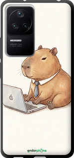 TPU чехол Funny Capybara CEO Working для Xiaomi Redmi K40S - 6777b-2582 изображение 