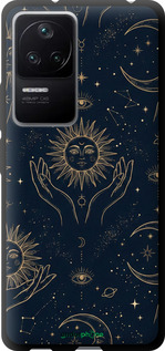 TPU чехол Celestial Harmony: Sun & Moon Gold Mystic Pattern для Xiaomi Redmi K40S - 6778b-2582 изображение 
