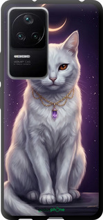 TPU чехол Mystic White Cat Gothic Dark Purple Gold для Xiaomi Redmi K40S - 6805b-2582 изображение 