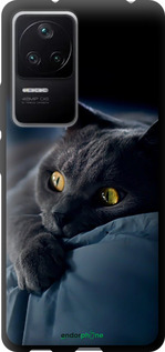 TPU чехол Дымчатый кот для Xiaomi Redmi K40S - 825b-2582 изображение 