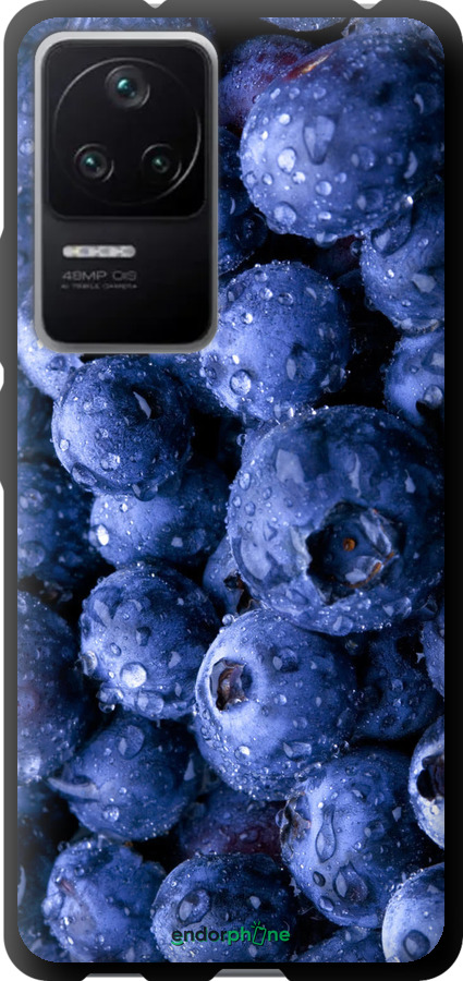TPU чехол Голубика для Xiaomi Redmi K40S - 4459b-2582 изображение 