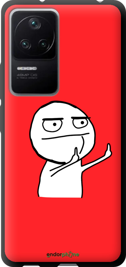TPU чехол Мем для Xiaomi Redmi K40S - 4578b-2582 изображение 
