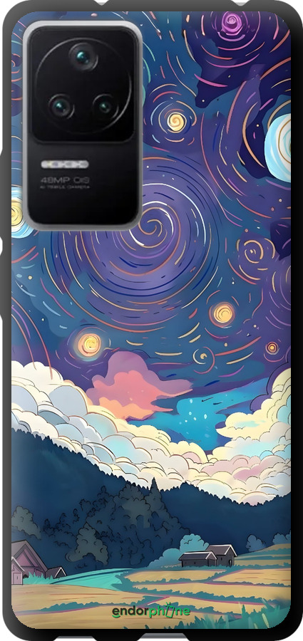 TPU чехол Креативный арт для Xiaomi Redmi K40S - 6322b-2582 изображение 