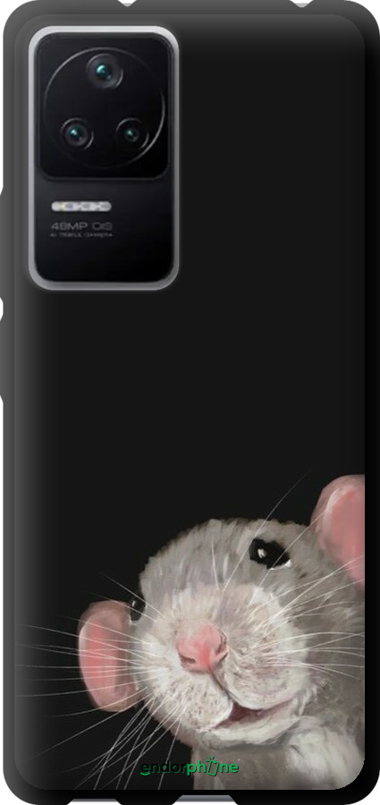 TPU чехол The Peeking Rat для Xiaomi Redmi K40S - 6442b-2582 изображение 