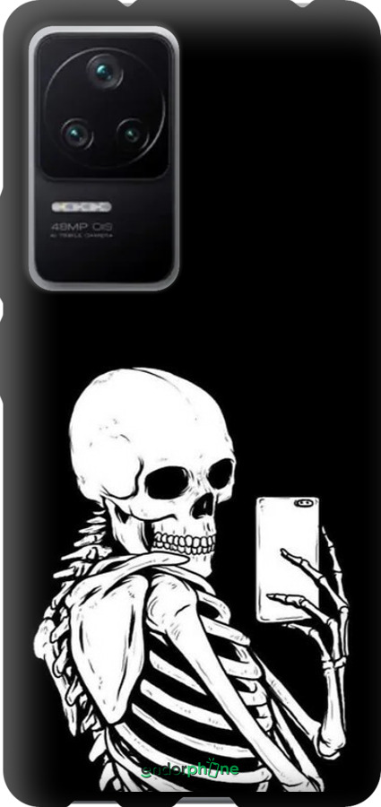 TPU чехол Скелет делает Selfie для Xiaomi Redmi K40S - 6535b-2582 изображение 