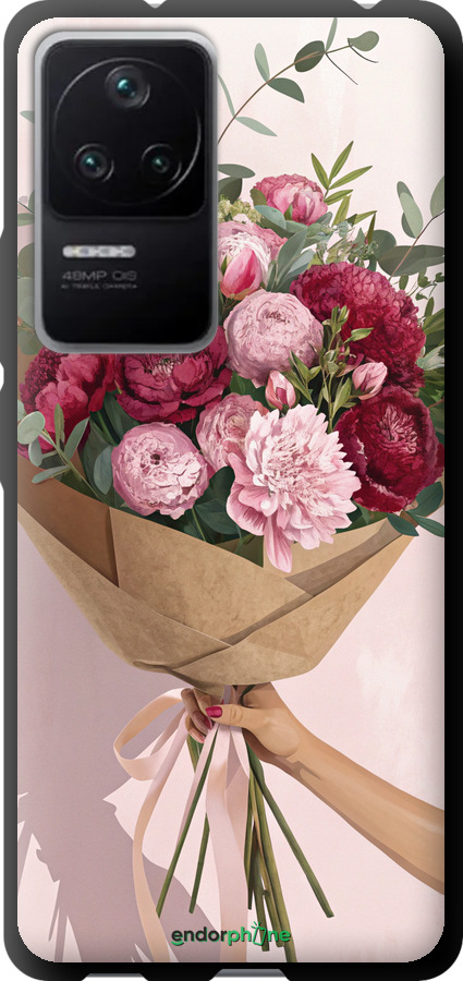 TPU чехол Півонії 1 для Xiaomi Redmi K40S - 6705b-2582 изображение 