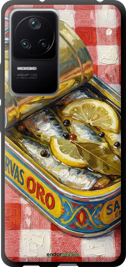 TPU чехол Vintage Sardine Tin Phone для Xiaomi Redmi K40S - 6772b-2582 изображение 