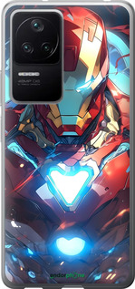Силиконовый чехол Железный человек для Xiaomi Poco F4 - 6372u-3917 изображение 