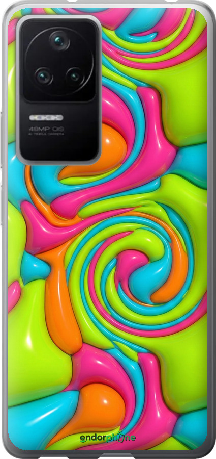 Силиконовый чехол Y2K Jelly Dream для Xiaomi Poco F4 - 6780u-3917 изображение 