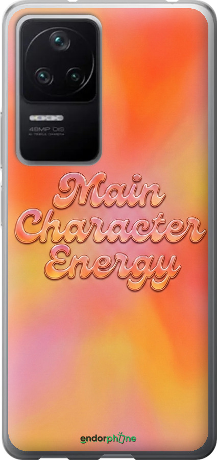 Силиконовый чехол Aura Gradient Main Character Energy Aesthetic Y2K для Xiaomi Redmi K40S - 6783u-2582 изображение 