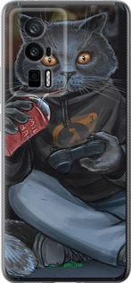 Силиконовый чехол gamer cat для Xiaomi Redmi K60 Pro - 4140u-3457 изображение 