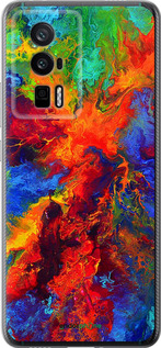 Силіконовий чехол Акварель на полотні для Xiaomi Redmi K60 Pro - 4150u-3457 изображение 