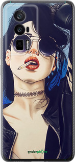Силиконовый чехол Девушка на стиле для Xiaomi Redmi K60 Pro - 4151u-3457 изображение 