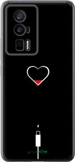 Силіконовий чехол Підзарядка серця для Xiaomi Redmi K60 Pro - 4274u-3457 изображение 