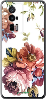Силіконовий чехол Vintage flowers для Xiaomi Redmi K60 Pro - 4333u-3457 изображение 
