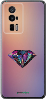 Силиконовый чехол Диамант для Xiaomi Redmi K60 Pro - 4352u-3457 изображение 
