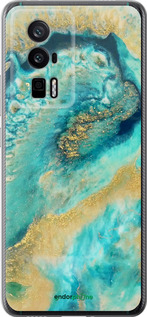 Силіконовий чехол Green marble для Xiaomi Redmi K60 Pro - 4365u-3457 изображение 