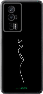 Силиконовый чехол Силуэт1 для Xiaomi Redmi K60 Pro - 4590u-3457 изображение 