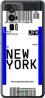 Силиконовый чехол New York для Xiaomi Redmi K60 Pro - 4861u-3457 изображение 