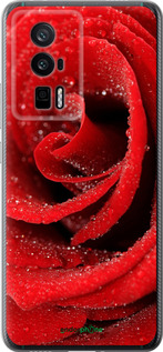 Силиконовый чехол Красная роза для Xiaomi Redmi K60 Pro - 529u-3457 изображение 